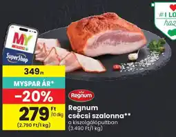 Spar Regnum csécsi szalonna ajánlat