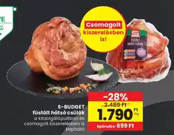 Spar S-budget füstölt hátsó csülök ajánlat