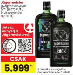 Spar Jägermeister ajánlat