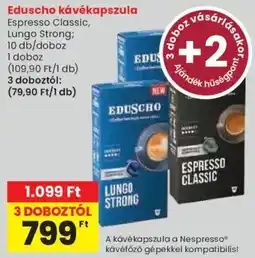 Spar Eduscho kávékapszula ajánlat