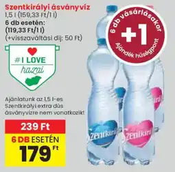 Spar Szentkirályi ásványvíz ajánlat