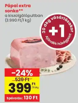 Spar Pápai extra sonka ajánlat