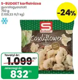 Spar S-budget karfiolrózsa ajánlat