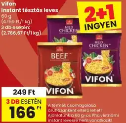 Spar Vifon instant tésztás leves ajánlat