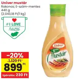 Spar Univer mustár ajánlat