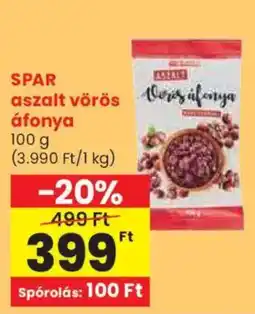 Spar Aszalt vörös áfonya ajánlat