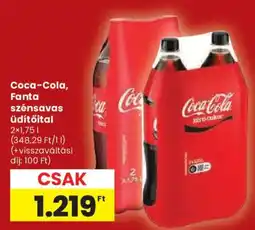Spar Coca-Cola, Fanta szénsavas üdítőital ajánlat