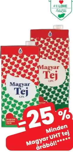 Spar Magyar tej ajánlat