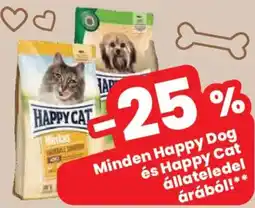 Spar Happy Dog és Happy Cat állateledel ajánlat