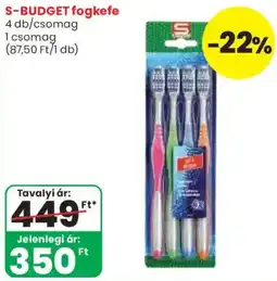 Spar S-budget fogkefe ajánlat
