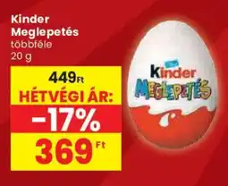 Spar Kinder meglepetés ajánlat