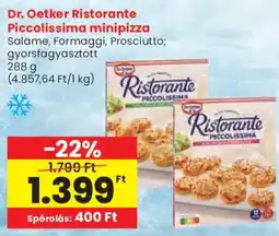 Spar Dr. Oetker Ristorante Piccolissima minipizza ajánlat