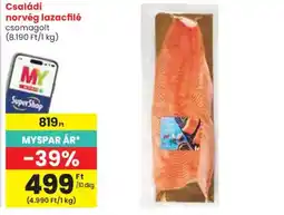 Spar Családi norvég lazacfilé ajánlat