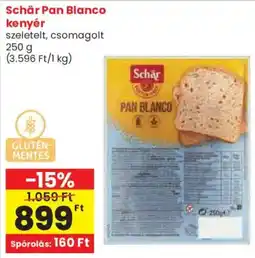 Spar Schar pan blanco kenyer ajánlat