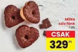 Spar Milka szív fánk ajánlat