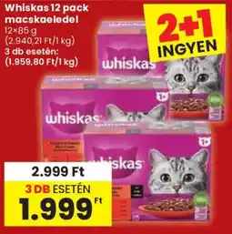 Spar Whiskas macskaeledel ajánlat