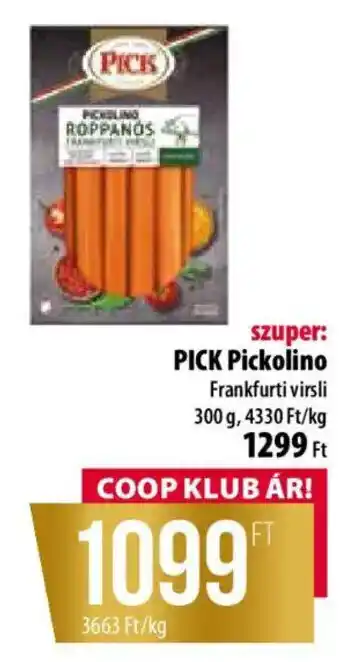 Pick pickolino frankfurti virsli