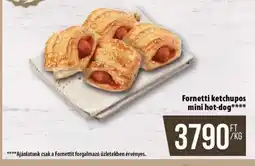 Coop Fornetti mini hot-dog ajánlat
