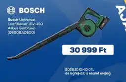 Euronics Bosch universal leafblower 18v-130 ajánlat