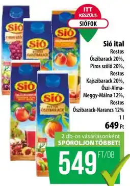 Coop Sió ital ajánlat