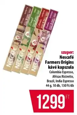 Coop Nescafé farmers origins kávé kapszula ajánlat