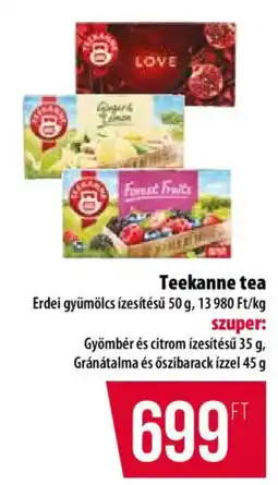 Coop Teekanne tea ajánlat