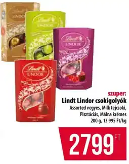 Coop Lindt Lindor csokigolyók ajánlat