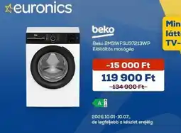 Euronics beko előtöltős mosógép ajánlat