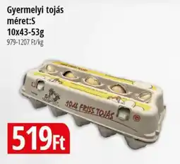 Real Gyermelyi tojás ajánlat