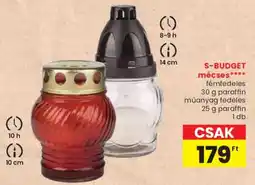 Spar S-budget mécses ajánlat