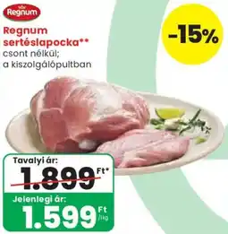 Spar Regnum sertéslapocka ajánlat