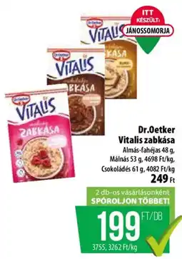 Coop Dr.Oetker vitalis zabkása ajánlat