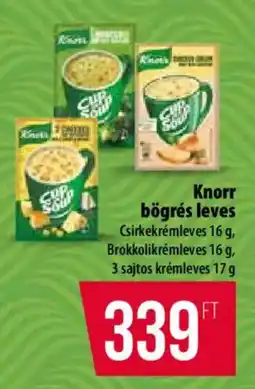 Coop Knorr bögrés leves ajánlat