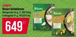 Coop Knorr krémleves ajánlat