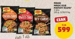 PENNY Maggi magic asia pirított tészta ajánlat