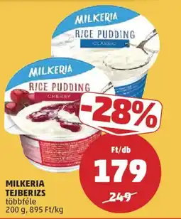 PENNY Milkeria tejberizs többféle ajánlat