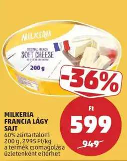 PENNY Milkeria francia lágy sajt ajánlat