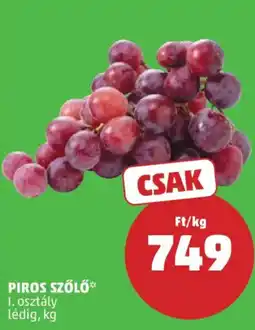 PENNY Piros szőlő ajánlat