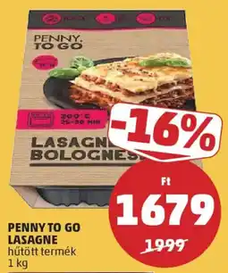 PENNY Penny to go lasagne ajánlat