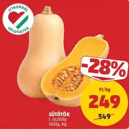 PENNY sütőtök ajánlat