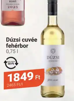 Tom Market Dúzsi cuvée fehérbor ajánlat
