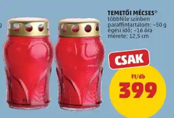 PENNY Temetői mécses ajánlat