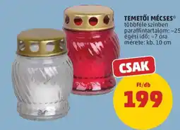 PENNY temetői mécses ajánlat