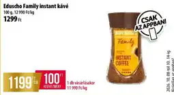 Coop Eduscho family instant kávé ajánlat