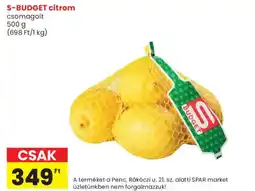 Spar Market Budget citrom ajánlat