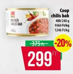 Coop Coop chilis bab ajánlat