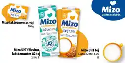 Coop Mizo laktózmentes tej ajánlat