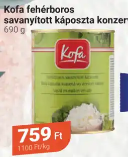 Tom Market Kofa savanyított káposzta ajánlat