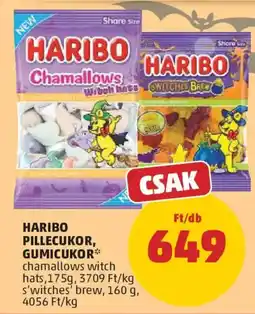 PENNY Haribo chamallows witch hats s'witches' brew ajánlat
