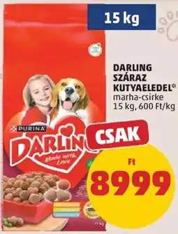 PENNY Purina Darling száraz kutyaeledel marha-csirke ajánlat